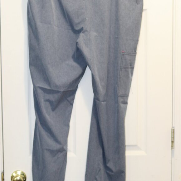 Scrubletics Womens Grey Scrubs Set Top 2XL Pants L - Picture 3 of 6